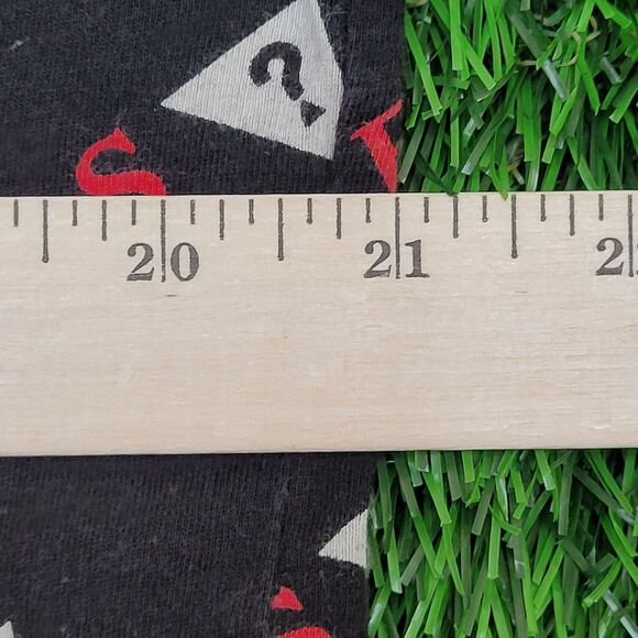 GUESS AOP Shirt Large 21x28 Black - Picture 5 of 11